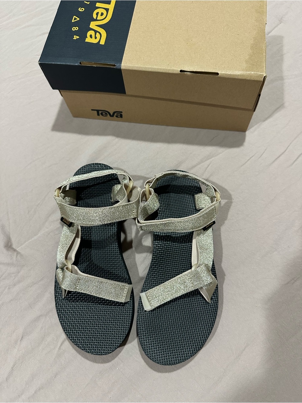 Teva Women's Sparkle Strap Sandals - size 8. New in box